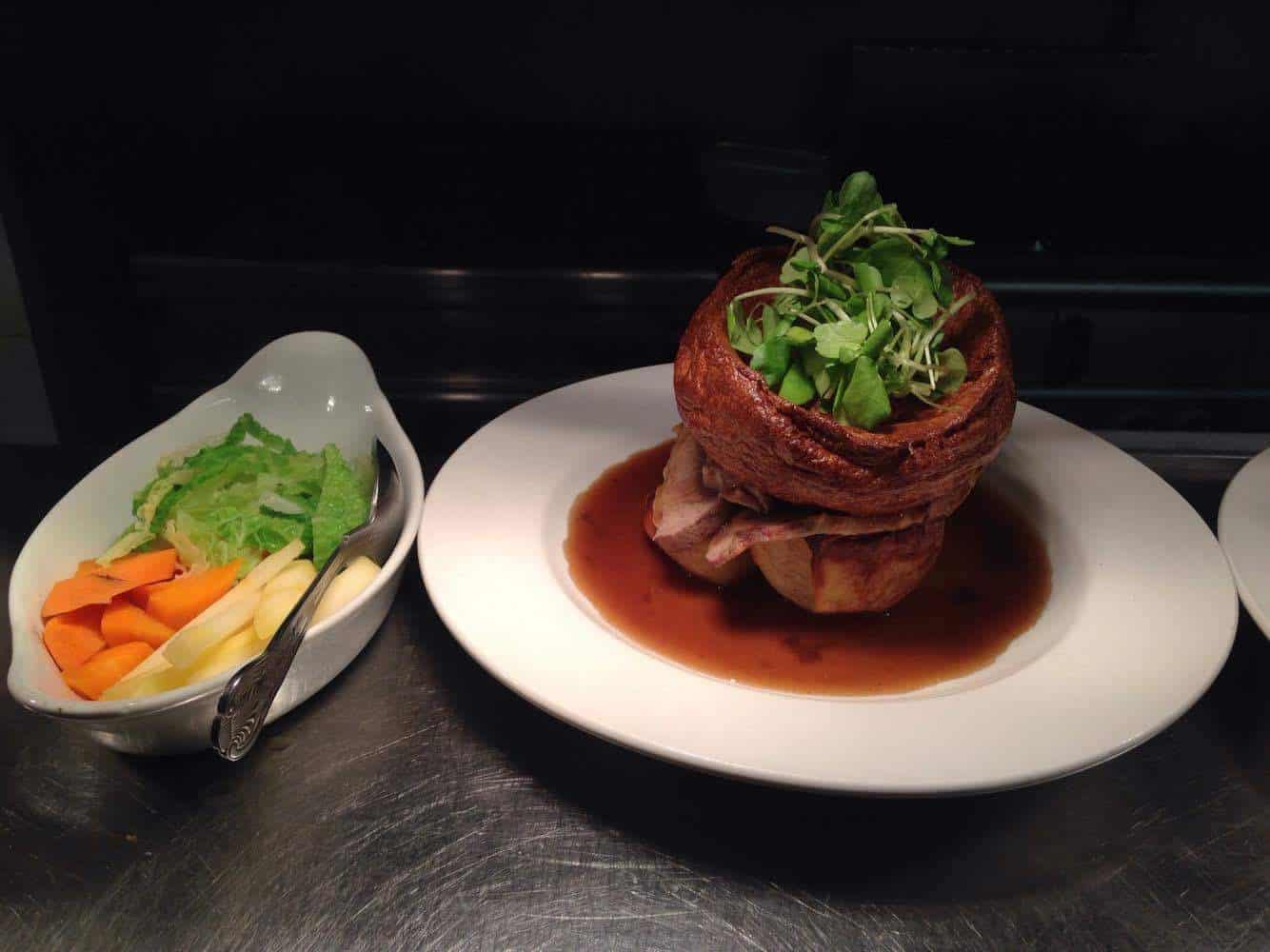 Sunday Roast in Bath Royal Hotel Bath